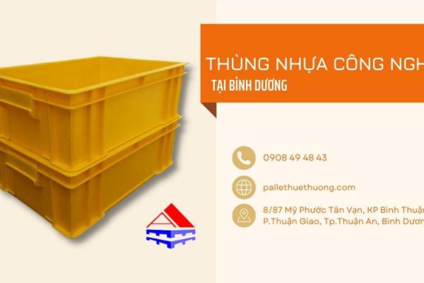 Thùng nhựa công nghiệp giá rẻ tại Bình Dương